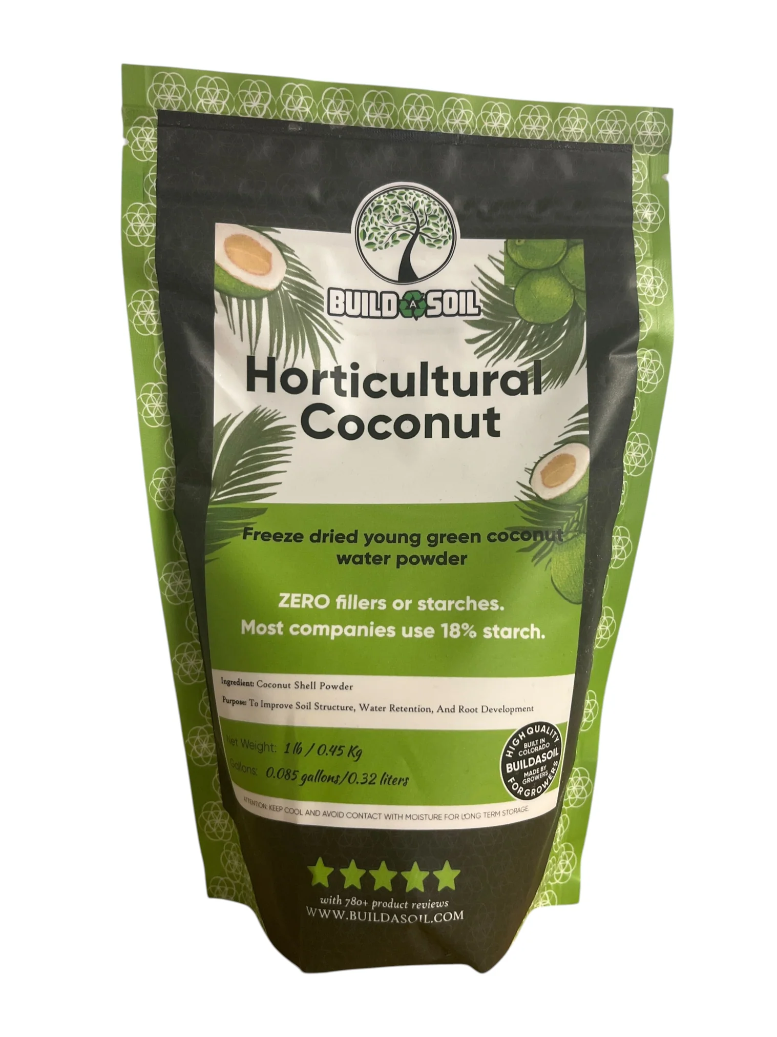 BuildASoil Coconut Water Powder